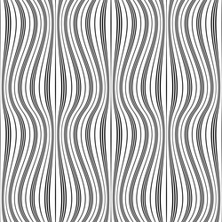 seamless wavy lines pattern with 3d effect vector image