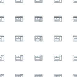 browser window icon pattern seamless white vector