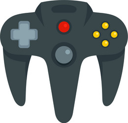 video game joystick icon flat style vector