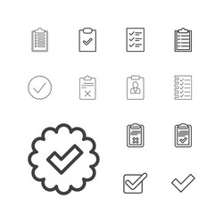 checkbox icons vector