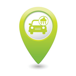 Cleaning Icon - Map Pointer vector image