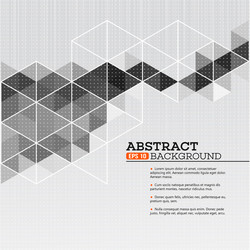 Geometric Triangle Pattern Background vector image