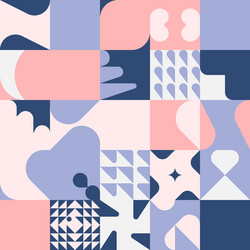 scandinavian artwork pattern design vector image