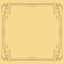 Vintage beautiful elegant frame element for design vector