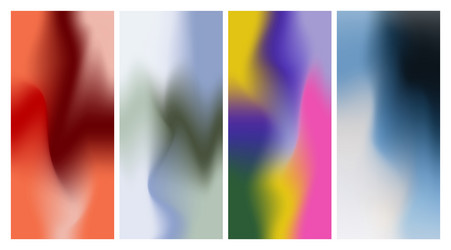wavy gradient mesh background vector image