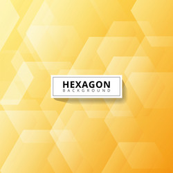 abstract geometric hexagon overlapping layer vector image