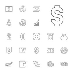 money icons vector