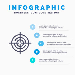 Define gps location navigation line icon with 5 vector