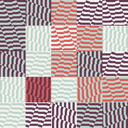 Linear abstract pattern design vector