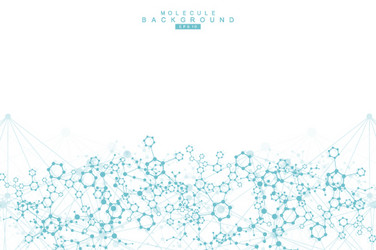 science network pattern connecting lines and dots vector image