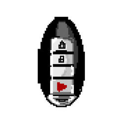 vehicle car key game pixel art vector