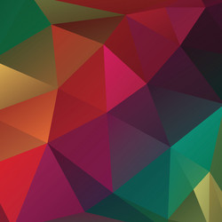 abstract retro triangle background vector image