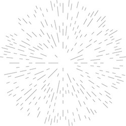radial radiating lines abstract burst element vector image