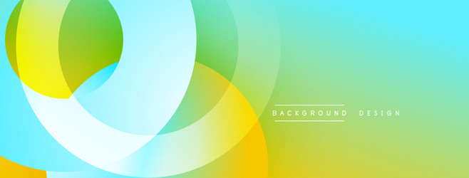 abstract background features overlapping circles vector image
