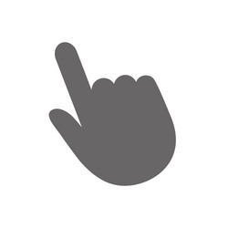 click pointer icon hand cursor sign vector image