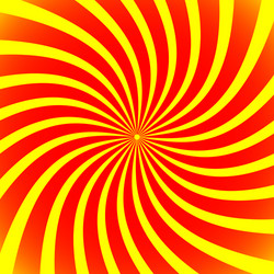 Spiral twisting background pattern in square vector