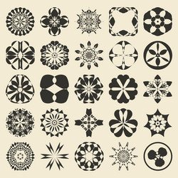 25 design element set twenty five sample object vector