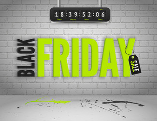 black friday banner vector