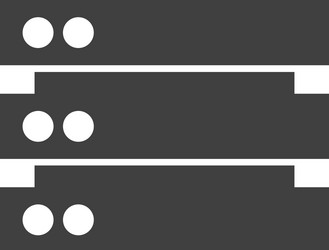 Database server icon element data vector