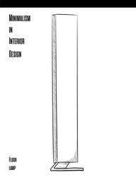 High rectangular floor lamp in a circuit vector