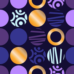 seamless pattern of circles for web design vector image