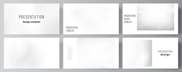 layout presentation slides design vector image