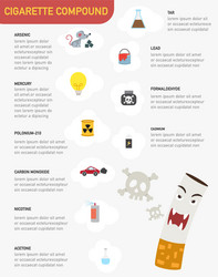 Flat drugs infographics Royalty Free Vector Image