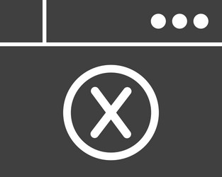 database server browser icon element vector image