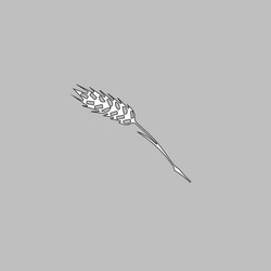 wheat computer symbol vector image
