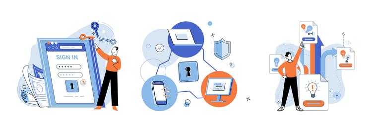 Login password to sign up users need create vector