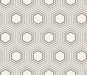 seamless pattern repeating geometric elements vector image