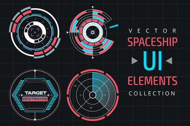 ui infographic interface web elements vector