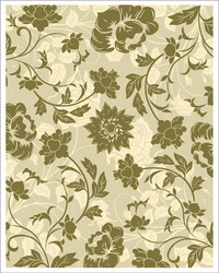 Batik design style patterns are same for fabric vector