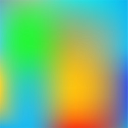gradient mesh painted in different colors vector image