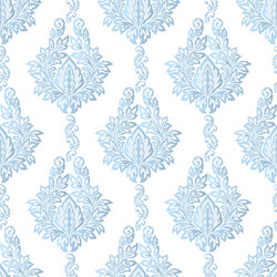 damask seamless emboss pattern background vector image