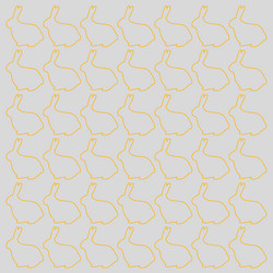 spring bunnies design pattern texture vector image