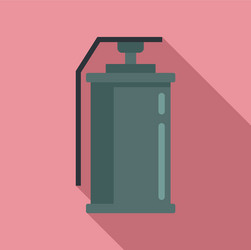 Police smoke grenade icon simple style Royalty Free Vector