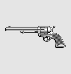 classic peacemaker revolver vector