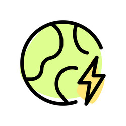global power source for internet browsing vector image
