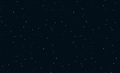 Starry night sky space galaxy seamless pattern Vector Image