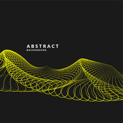 Abstract background with dynamic waves vector