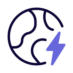 global power source for internet browsing vector image