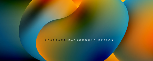 dynamic trendy simple fluid color gradient vector image