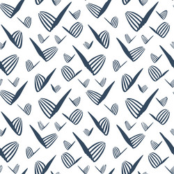 seamless pattern with a simple abstract drawing vector image