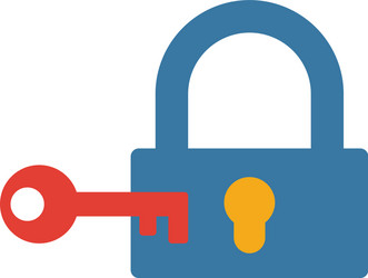 lock icon simple element from security icons vector image