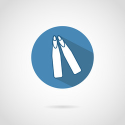 Flippers Icon - Underwater Sport Vector Image