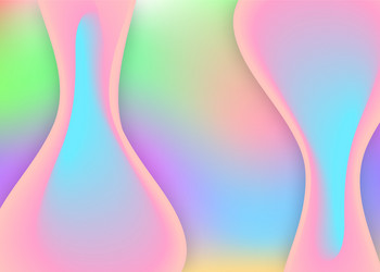 Fluid background with liquid dynamic elements vector