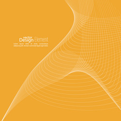 Abstract Wave Tech Background vector image