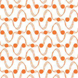 seamless pattern with a simple abstract drawing vector image