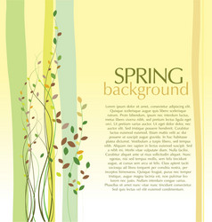 Spring design background vector